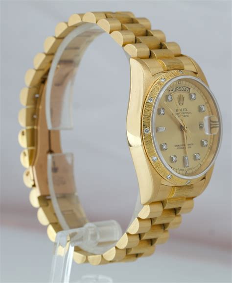 1987 rolex presidential diamond|rolex day date president for sale.